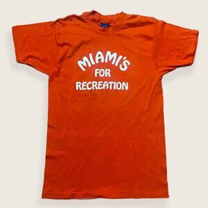 Vintage 80s Miami’s for Recreation tee M